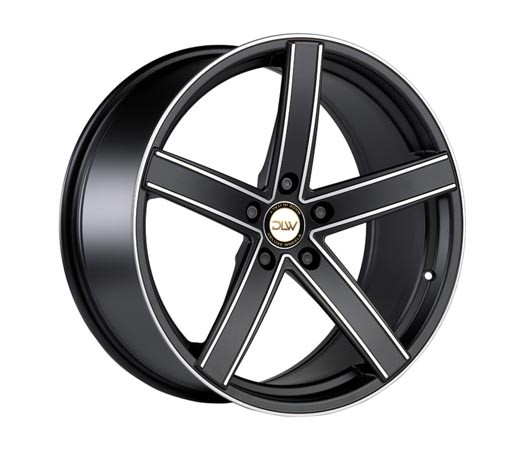 Deluxe Uros K Black Matt Polish 8,5x19 5x112 ET31 Velgen