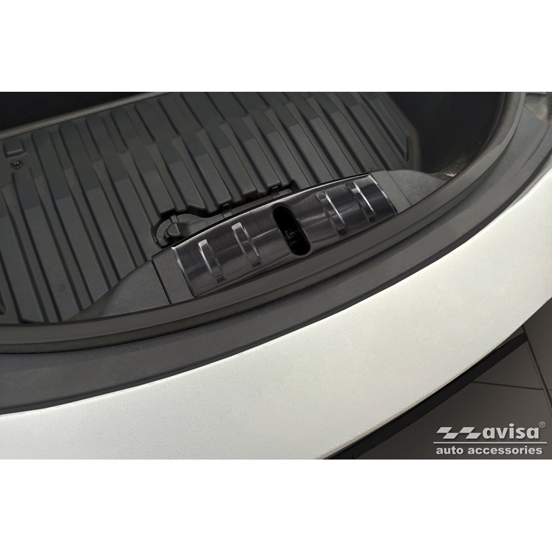 Plaques de protection avant du coffre en acier sur mesure pour Tesla Model 3 2019-2023 - Noir
