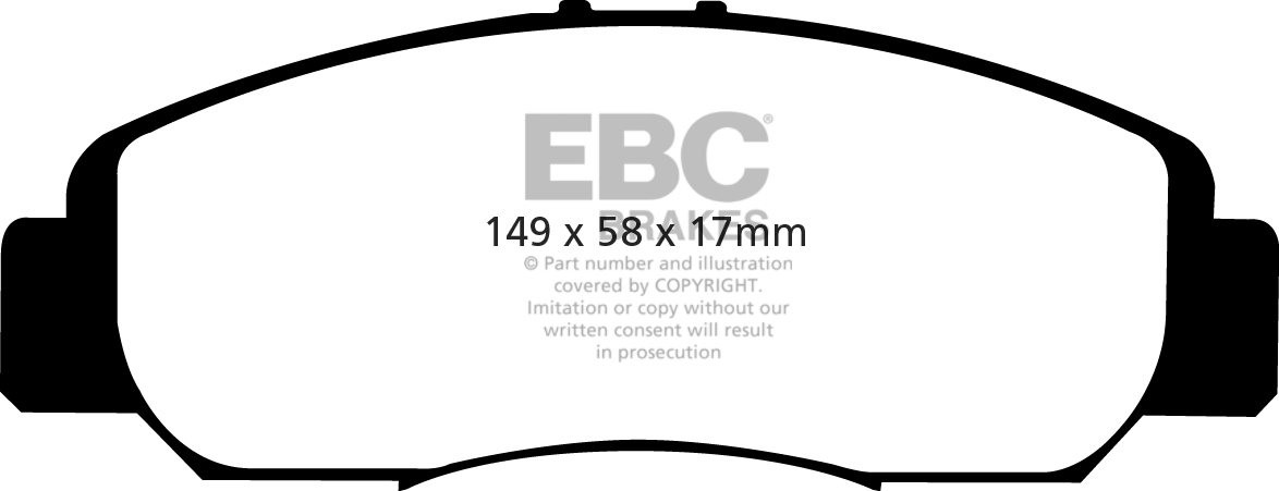 EBC Brakes HONDA Stepwagon 2.4 2005-2009 Remblokken voorzijde