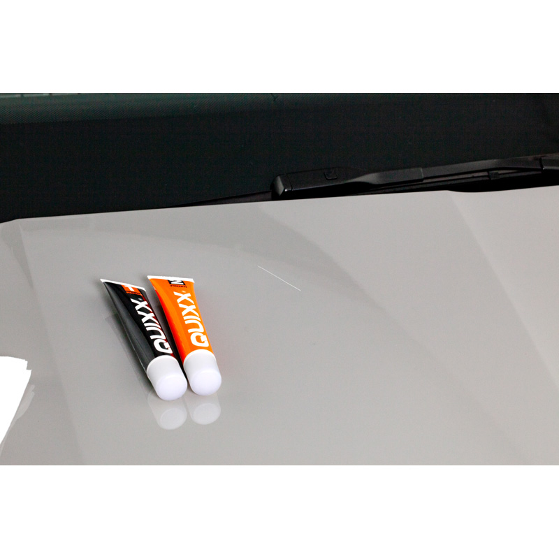 Quixx Scratch Remover / Efface-rayures (25g de polish/25g de finition/2 lingettes/4 de papier de verre)