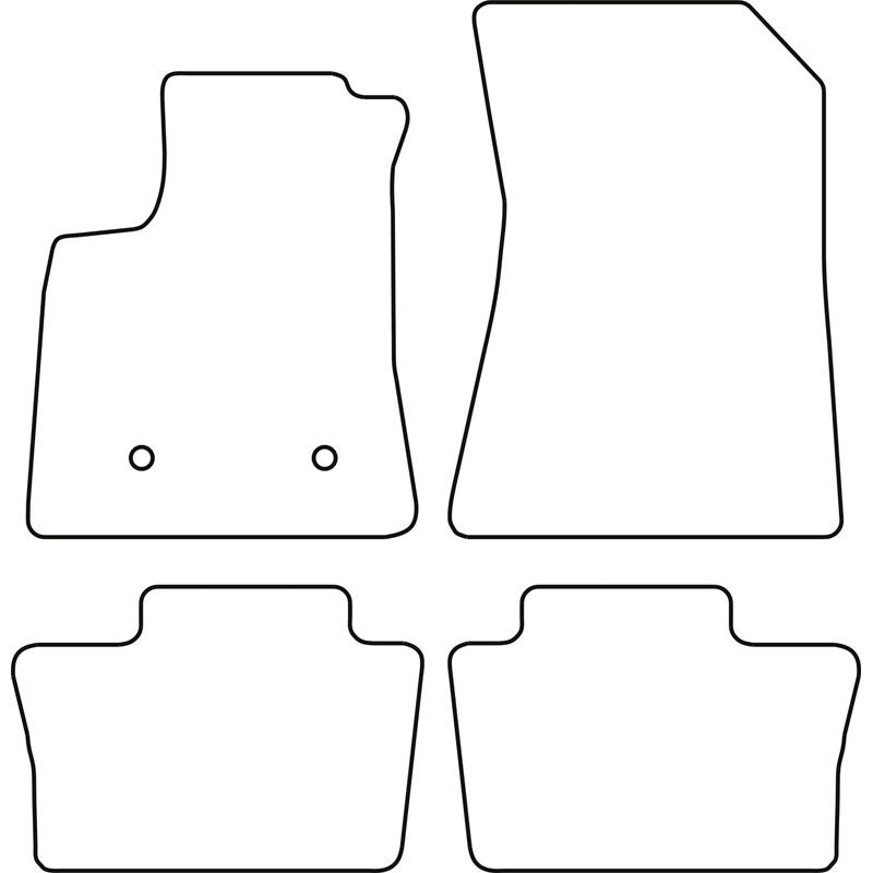 Set de tapis de sol sur mesure pour Renault Austral E-Tech Full Hybrid 2022-