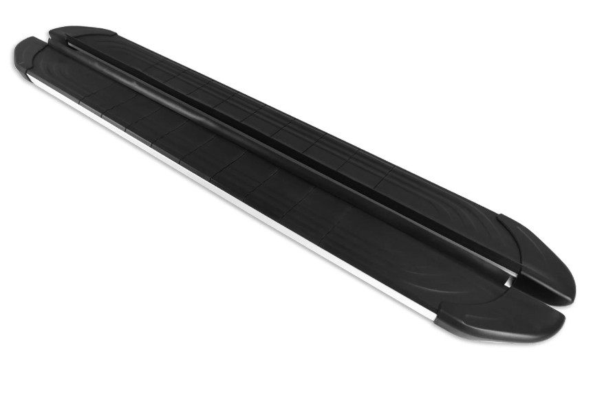 Treeplanken voor Volkswagen Crafter 06-17 aluminium zwart grijs