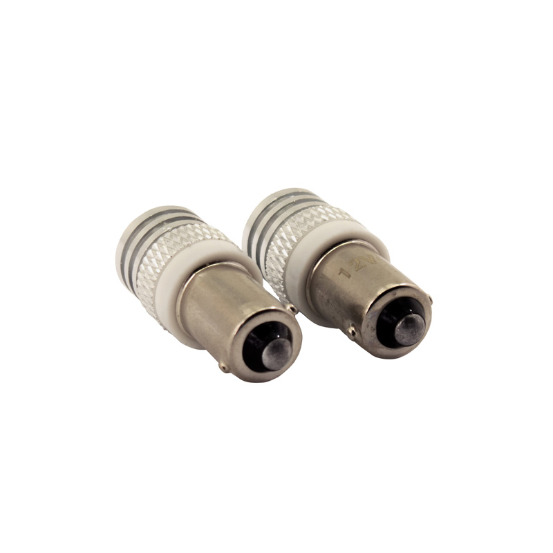 BA9S Ampoules LED 12V Optique-Xenon Blanc, set de 2 pièces