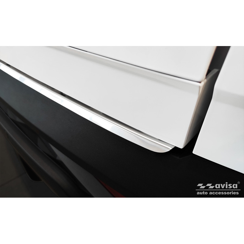 Protection de seuil arrière inox sur mesure pour Hyundai Tucson 2020-2024 & Facelift 2024- 'Ribs'