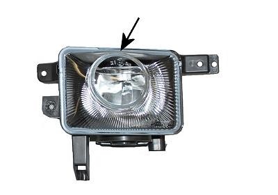 mistlamp, links,-06/2003 Opel Corsa C, 2000-2006