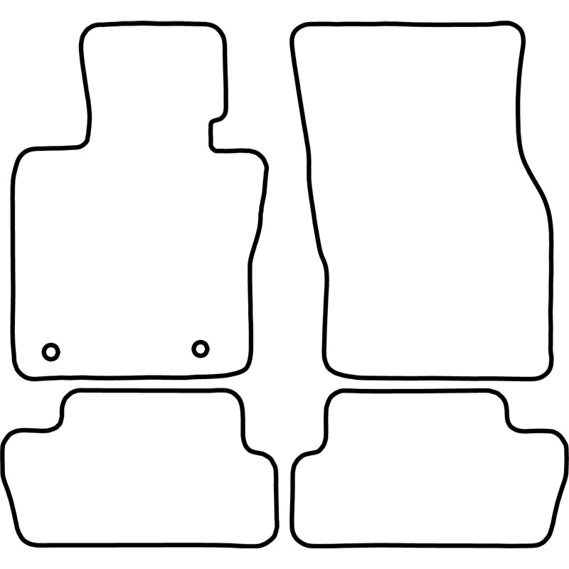 Set de tapis de sol sur mesure pour Mini F56 3 portes 2014-