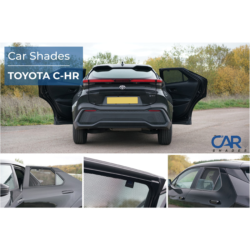 Set de Car Shades (portes arrières) sur mesure pour Toyota C-HR II 2023- (2-pièces)