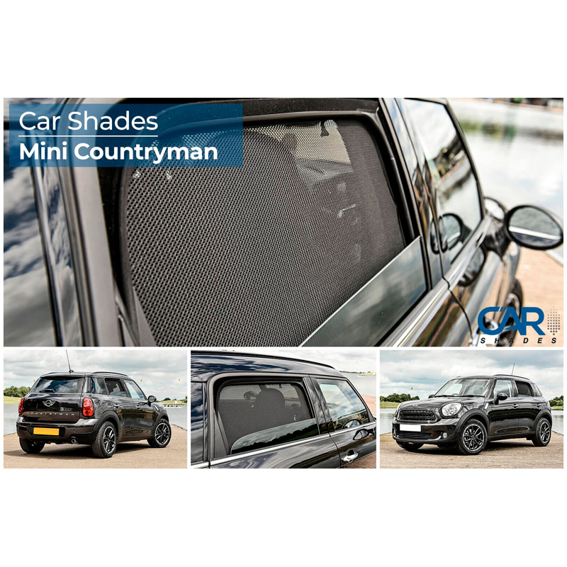 Set de Car Shades (portes arrières) sur mesure pour Mini Countryman R60 5 portes 2010-2016 (2-pièces)