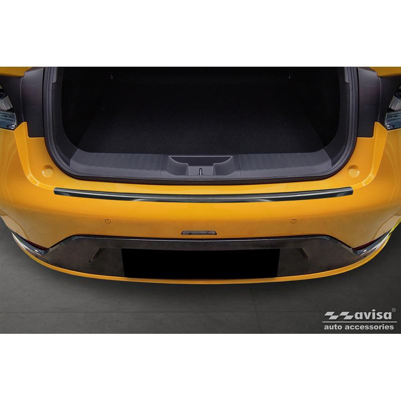 Protection de seuil arrière inox noir sur mesure pour Toyota Prius V (XW60) 2023-