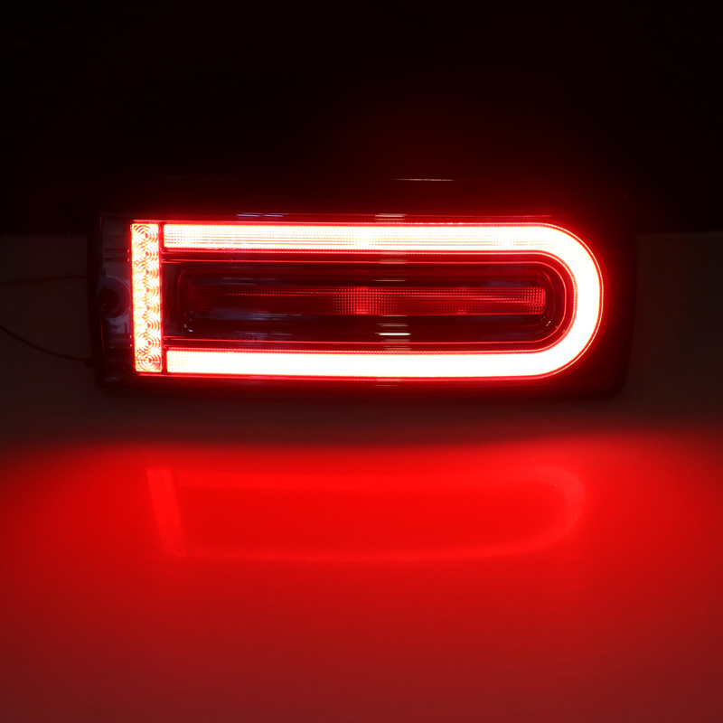 Set de Feux Arrière LED sur mesure pour Mercedes Classe-G W463 G500/G550/G55/G63 AMG 1999-2018 - Fumée - incl. Feux Dynamiques