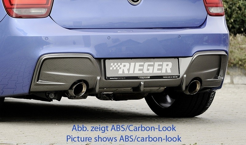 Achteraanzet Rieger BMW 1-Serie F20/F21 M-tech