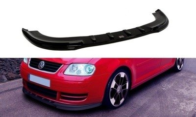 Voorspoiler VW Touran Glans Zwart
