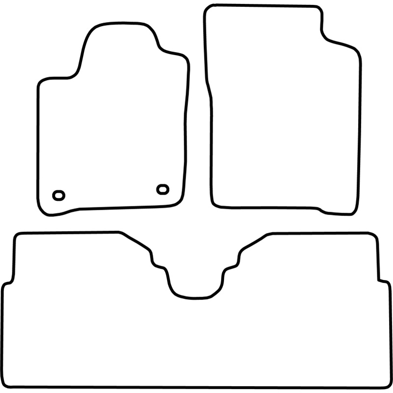 Set de tapis de sol sur mesure pour Renault Scenic 2000-2003