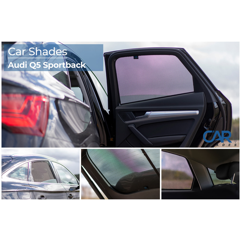 Set de Car Shades sur mesure pour Audi Q5 (FYT) Sportback 2020- (6-pièces)