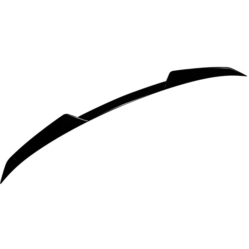 Aileron arrière inférieur sur mesure pour Audi A6 (C8) Avant 2018-2024 (ABS Noir Luisant)
