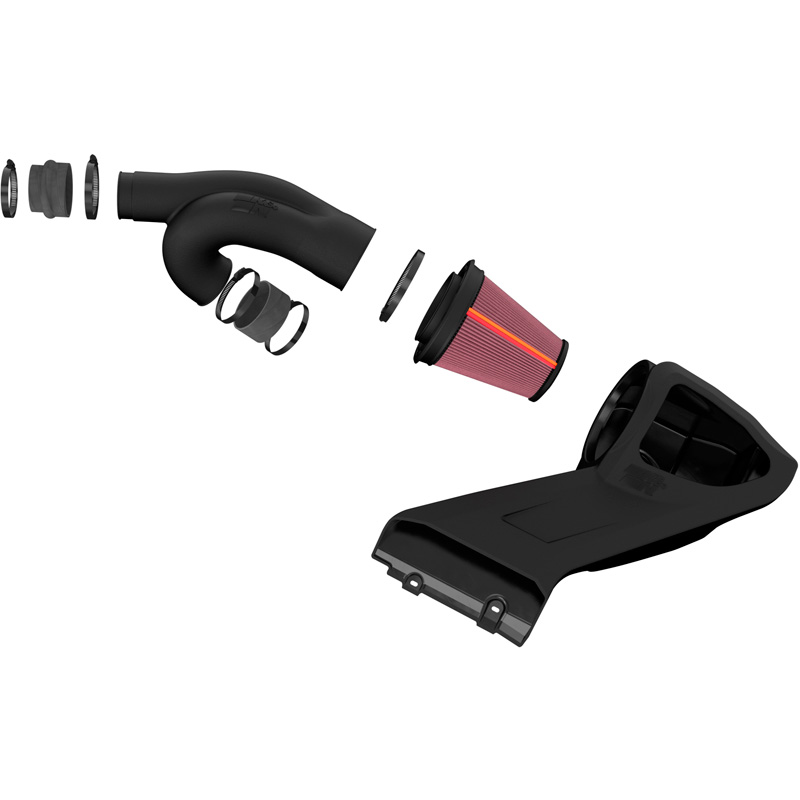 K&N NextGen d'admission d'air froid  sur mesure pour Ford F150 & F150 Raptor 2.7L/3.5L V6 2021- (50-2617)