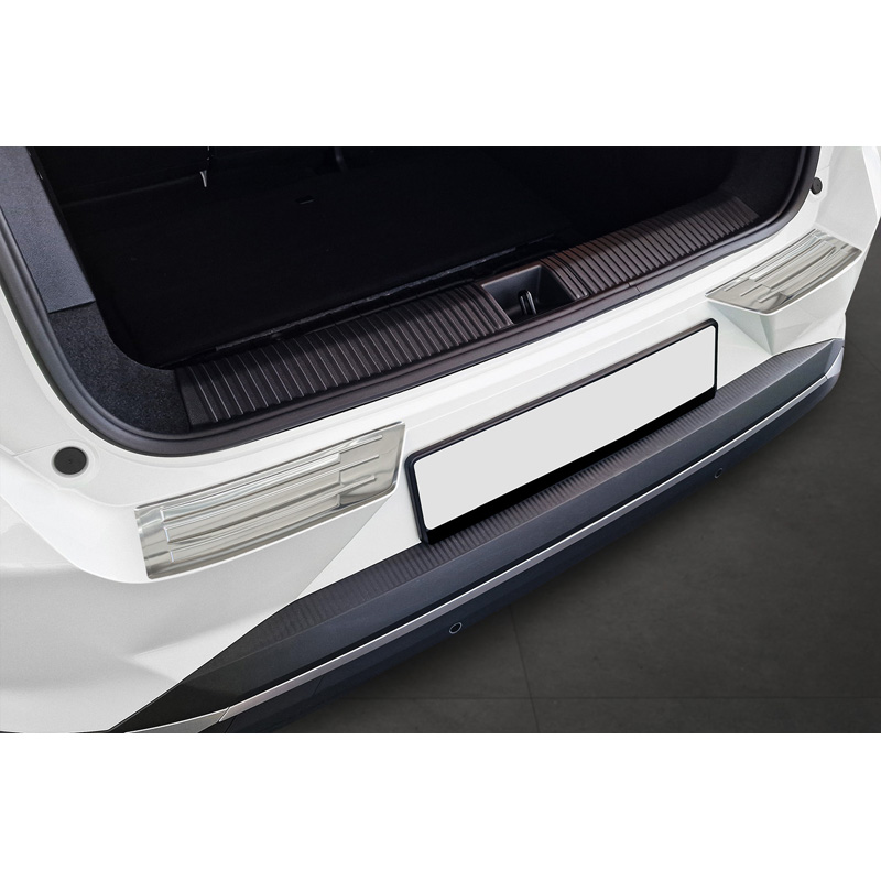 Avisa Protection de seuil arrière inox sur mesure pour Renault Scenic E-Tech 2024- 'Ribs'