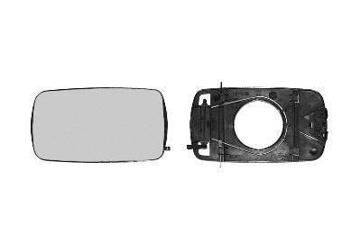 spiegelglas, bol glas, rechts,-01/1994 Ford Fiësta, 1989-1995