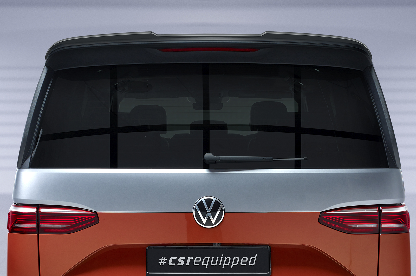 Spoiler Volkswagen Transporter T7 CSR Glans Zwart