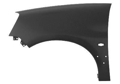 spatbord, met gat voor knipperlicht + stripgaten, links Peugeot
