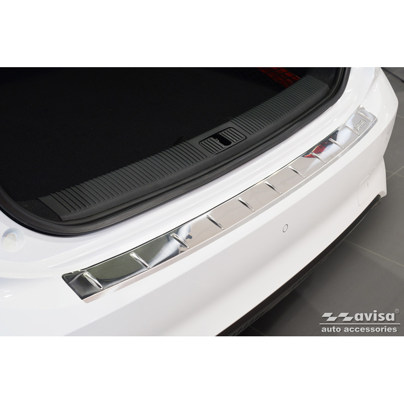Protection de seuil arrière inox sur mesure pour MG 5 SW (EV) 2022- 'British Flag'