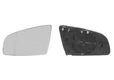 spiegelglas, bol glas, verwarmd, rechts Audi A4, 2000-2004