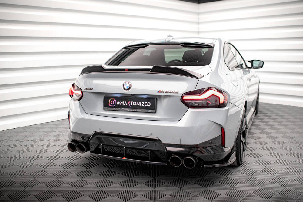 Diffuser BMW 2 Serie G42 Coupe M240i Maxton Glans Zwart