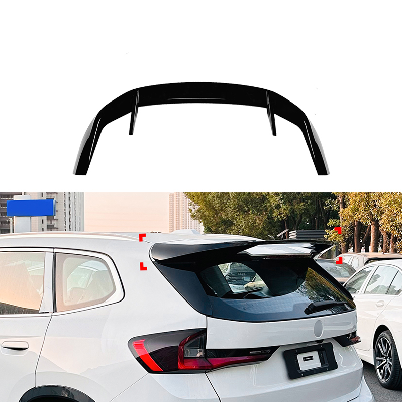 Becquet de toit sur mesure pour BMW X1/iX1 (U11) 2022- (ABS Noir Luisant)