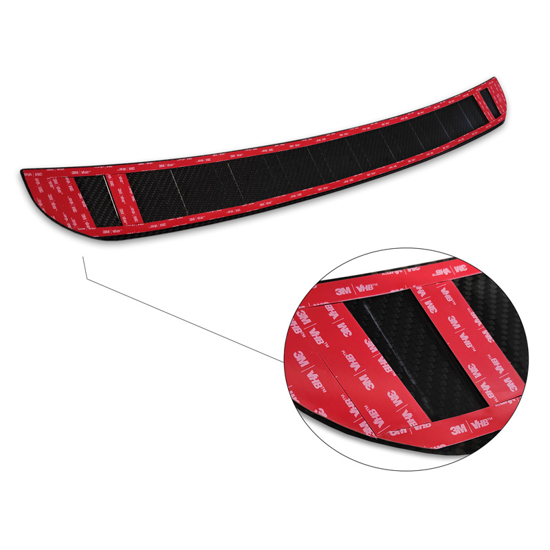 Protection de seuil arrière carboné 3D sur mesure pour Mercedes GLB (X247) incl. AMG 2019-