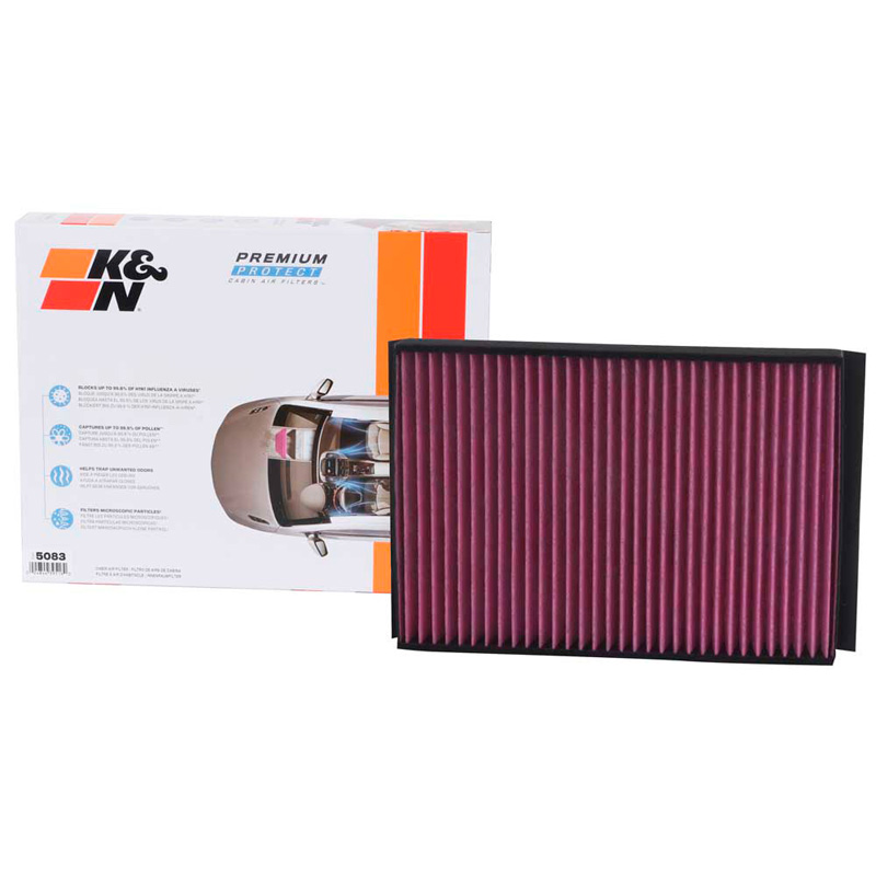 K&N Filtre à Air d'Habitacle Jetable Premium sur mesure pour Jaguar/Land Rover/Volvo divers modèles (DVF5083)