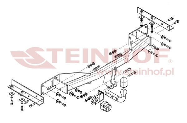 Trekhaak Opel Meriva (excl. Flex-Fix) (excl. 1.3CDTi) 2010-....