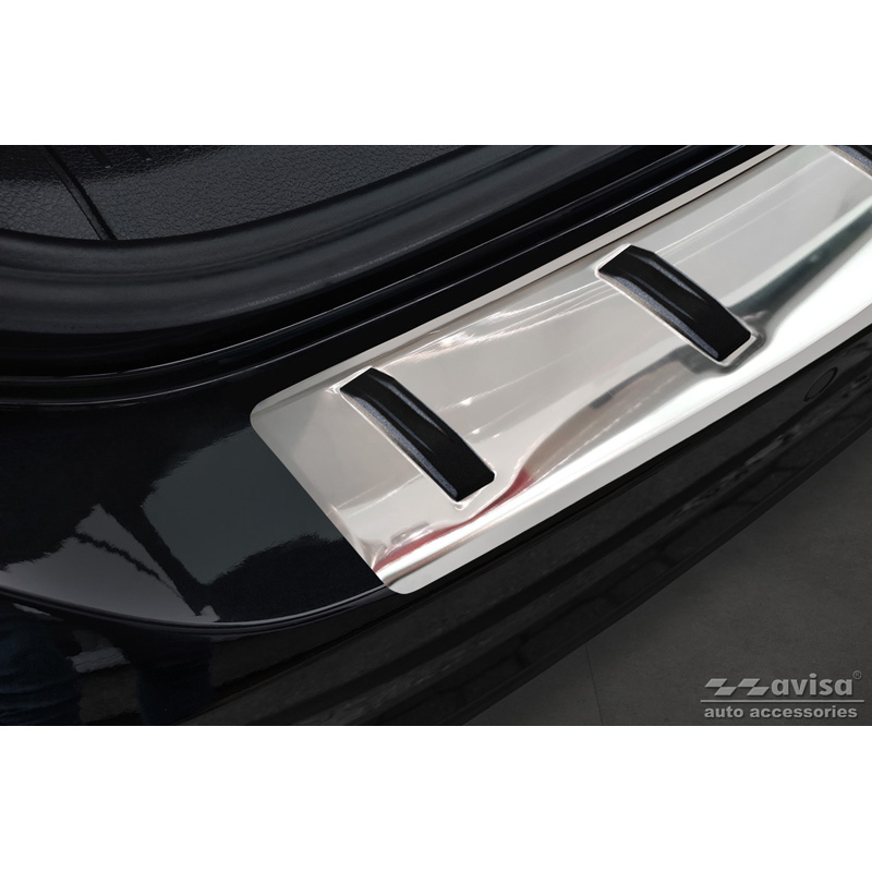 Protection de seuil arrière inox sur mesure pour Volkswagen Golf VII Variant incl. Alltrack 2012-2017 'STRONG EDITION'