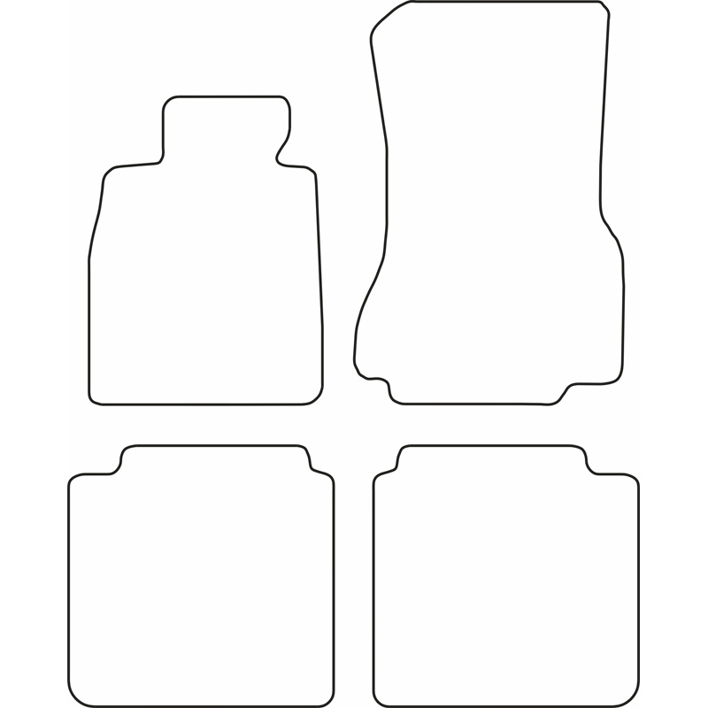 Set de tapis de sol sur mesure pour BMW i7 (G70) 2022-