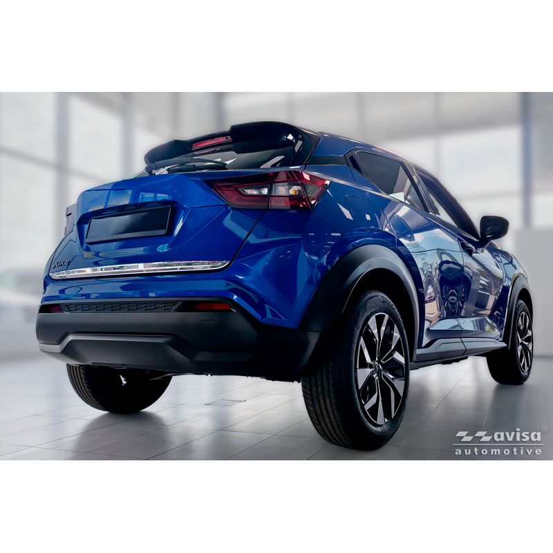 Avisa Revêtement d'habillage du hayon du coffre inox Chrome sur mesure pour Nissan Juke II (F16) 2019-