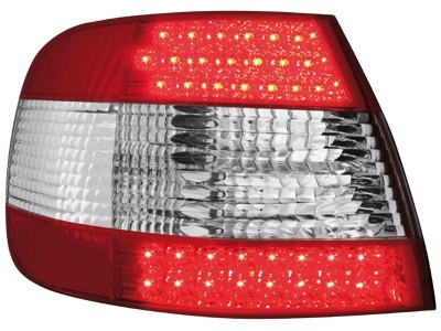Feux arriere Audi A4 Limousine 95-01 LED rouges/blanc