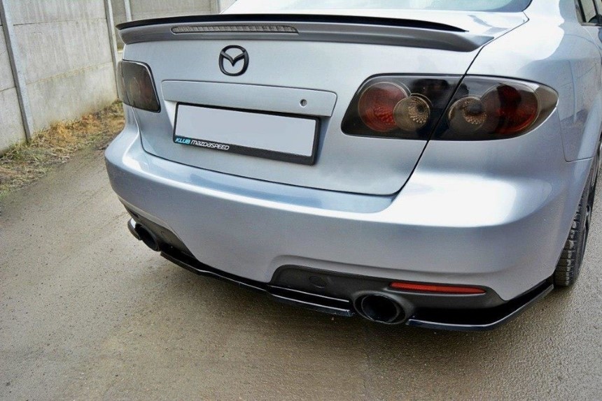 Diffuser Mazda 6 Mk1 Maxton Design glans zwart