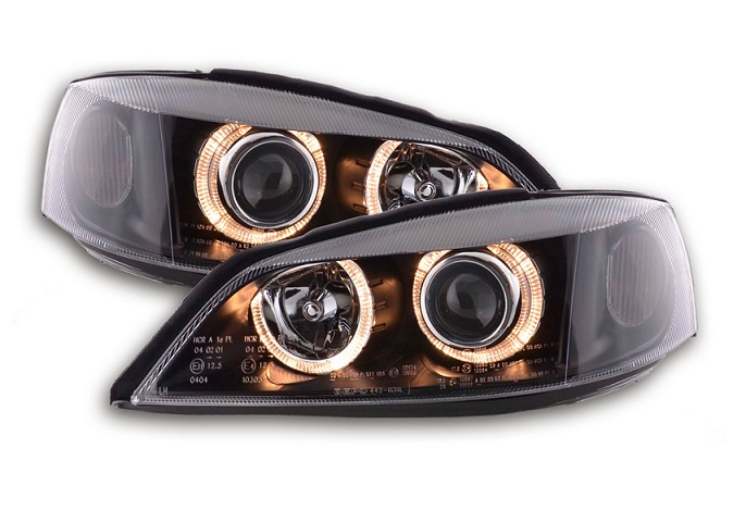 Phares Opel Astra G Angel Eyes noire