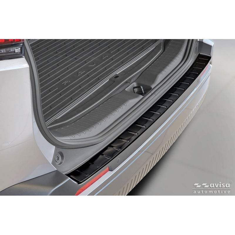 Avisa Protection de Seuil de Coffre Acier Inox sur mesure pour Toyota RAV4 VI (XA6) 2026- - Noir