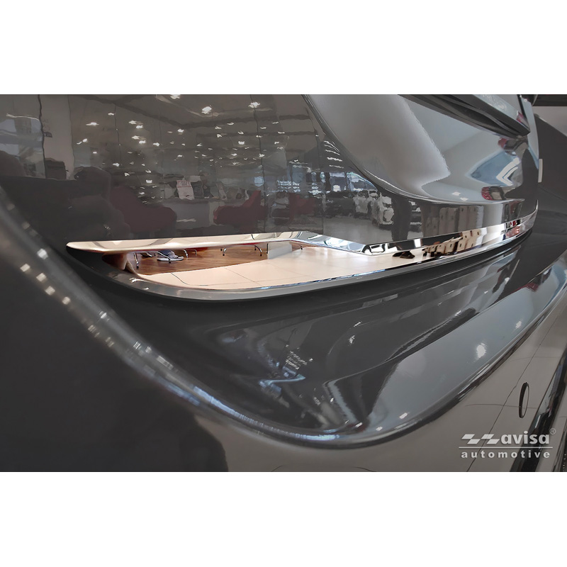 Avisa Revêtement d'habillage du hayon du coffre inox Chrome sur mesure pour Toyota Yaris (P21) 2020-2024 & Facelift 2024-