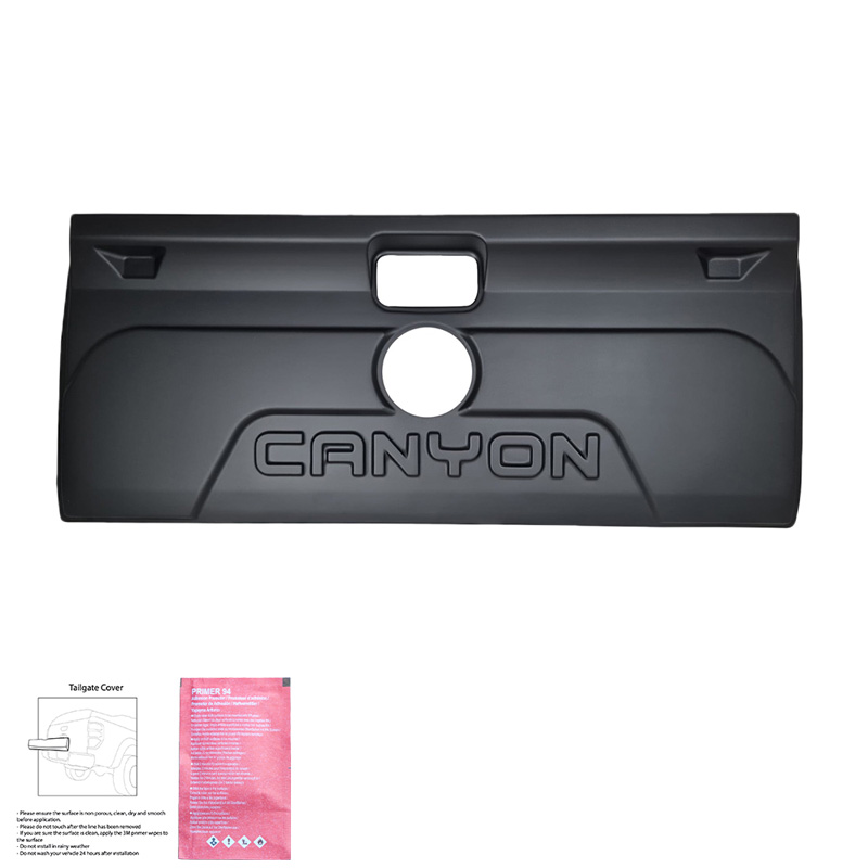Protecteur de hayon sur mesure pour Volkswagen Amarok MK1 2010-2022 - Version 2 - Noir mat