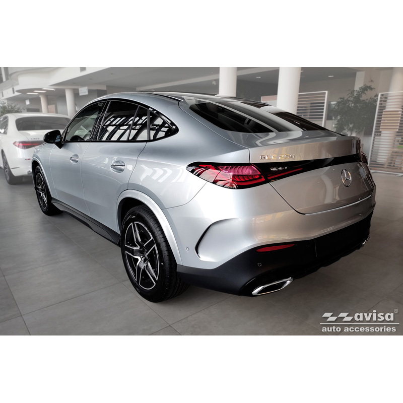 Protection de seuil arrière inox sur mesure pour Mercedes GLC II Coupé (C254) 2023-