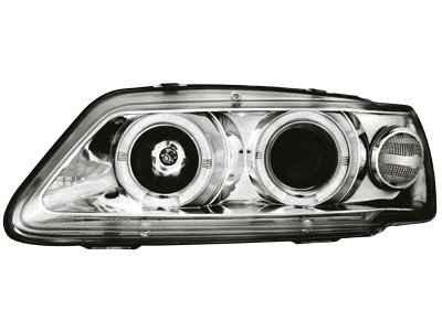 Phares Peugeot 306 93-97 Angel Eyes chrome