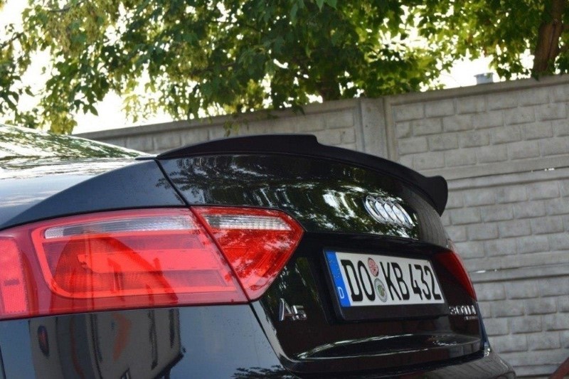 Spoilerkap Audi S5 / A5 / A5 S-Line 8T / 8T FL Coupe Glanzend Zwart Maxton