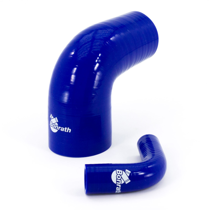 Bonrath Durite Silicone réducteur coudé 90 degré - Longueur: 50mm - Ø83>51mm
