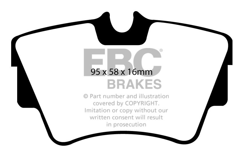 EBC Brakes OPEL Vivaro 2.5 TD 2001-.. Remblokken achterzijde