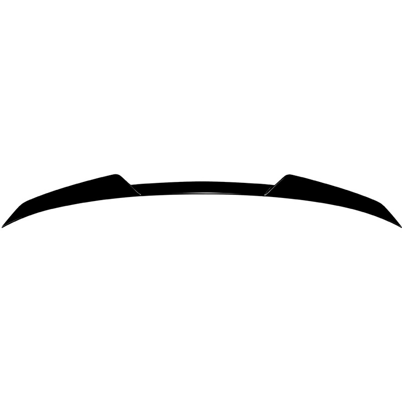 Aileron arrière inférieur sur mesure pour Audi A6 (C8) Avant 2018-2024 (ABS Noir Luisant)