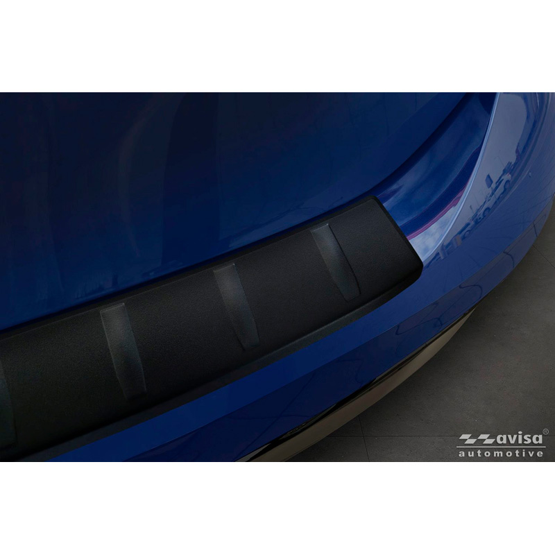Avisa Protection de Seuil de Coffre Acier Inox sur mesure pour Audi A5 Avant (B10) 2024- - Noir Mat