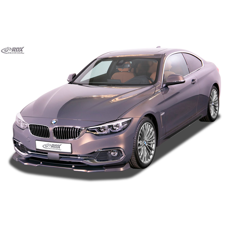 Jupes latérales 'Slim' sur mesure pour BMW Série 4 F32/F33/F36 (ABS noir luisant)