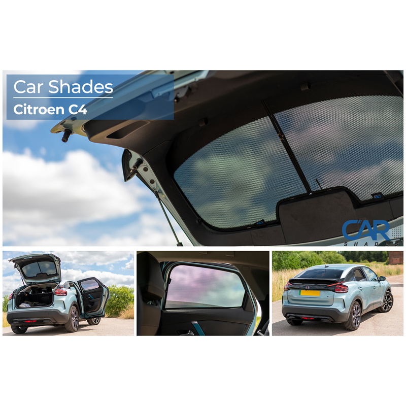 Set de Car Shades sur mesure pour Citroën C4 III 5 portes 2020- (6-pièces)