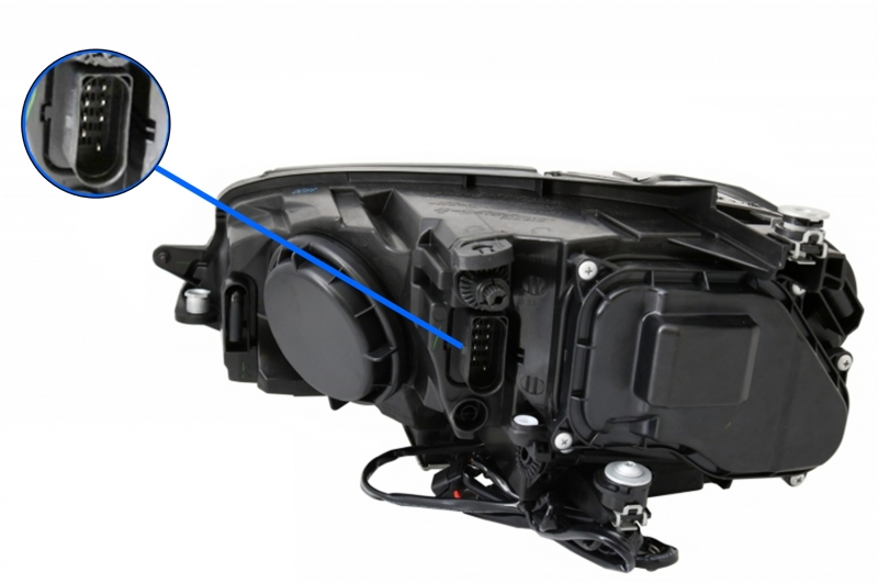 Koplampen passend voor VW Golf VII OSRAM FULL LED Black